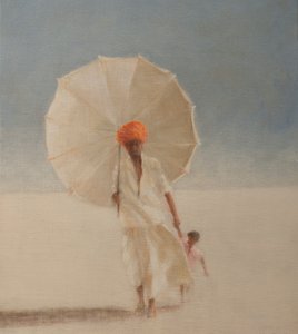 Man and Child I、2010（キャンバスにアクリル）